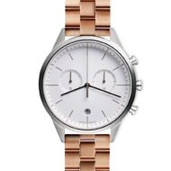 C39 Women’s chronograph watch in polished steel - Image 17