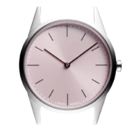 C33 Women’s two-hand watch in polished steel