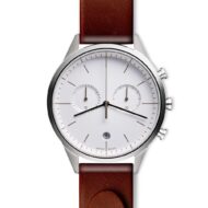 C39 Women’s chronograph watch in polished steel - Image 8