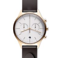 C39 Women’s chronograph watch in PVD satin gold - Image 3