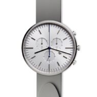 M42 PreciDrive chronograph watch in polished steel - Image 4