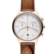 C39 Women’s chronograph watch in PVD satin gold - Image 15